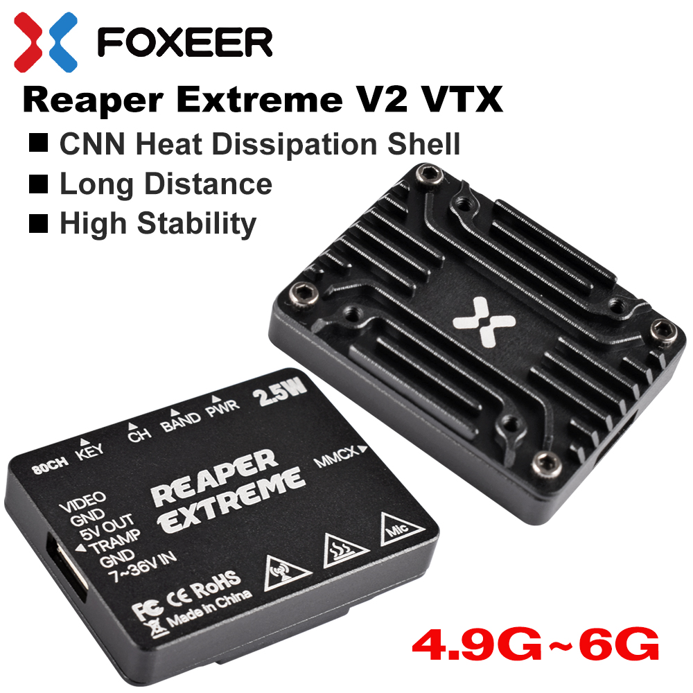Foxeer 5.8G Reaper Extreme V2  - огляд і ціна Foxeer Reaper Extreme 2.5W Vtx