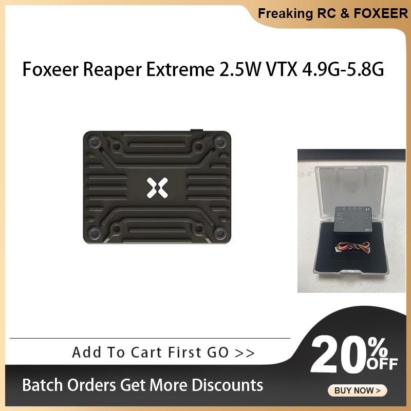 Foxeer 4.9G~6G Reaper Extreme  - огляд і ціна Foxeer Reaper Extreme 2.5W Vtx
